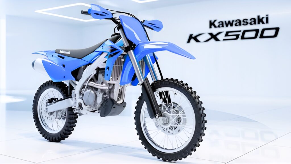 Kawasaki KX500 2026: la legendaria moto de motocross vuelve más potente que nunca
